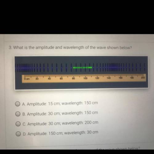 What is the amplitude and wavelength