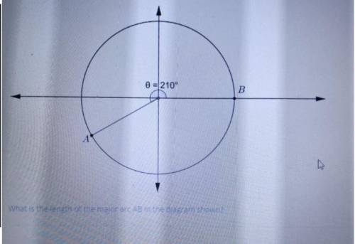 What is length of the AB arc? (Algebra 2)