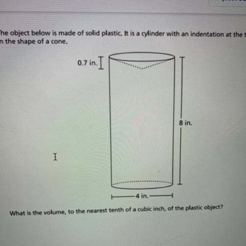 What is the volume to the nearest tenth of cubic inch.