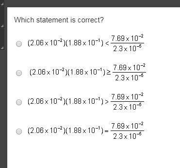 Please Help!! (will give brainliest for best answer)Which statement is correct?*Image below*