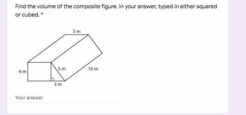 Find the volume of the composite figure?