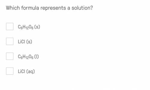 Which formula represents a solution? No explanation needed.