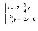 What is the determinant of the coefficient matrix of this system?