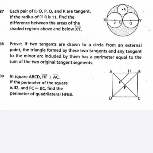 CAN SOMEONE PLEASE HELP LE ON THESE THREE PROBLEMS OR AT LEAST ONE PLEASEEE!