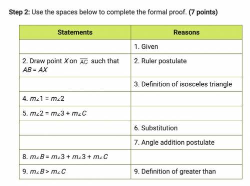 Part III: Complete a formal proof to validate your findings from Parts I and II. (9 points)Step 1: E