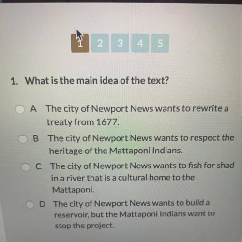 THE STORY IS CALLED”CLINGING TO TRADITION,MATTAPONI FIGHT RESERVOIR ILL GIVE 50 points pls answer AS