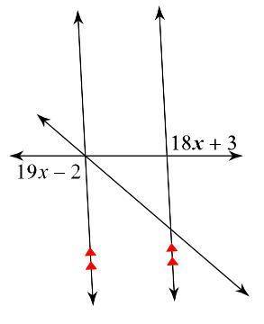 What is the measure of the angle indicated in bold?
