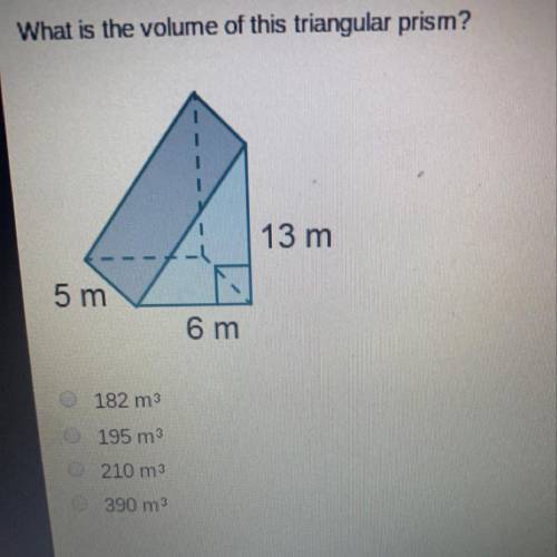 What is the volume of this triangular prism??