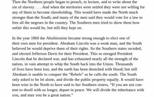 How could the Civil War have been avoided? (according to this textbook)