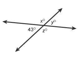 What is the measure of angle z in this figure? Enter your answer in the box. z =  °