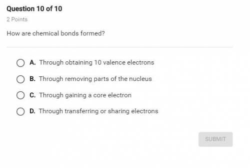 How are chemical bonds formed