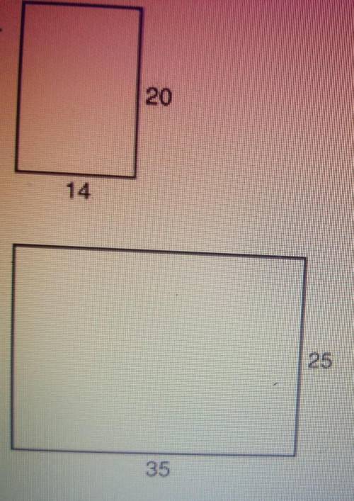 Which rectangle has a length-to-width ratio of 7 to 5? A,B,C or D