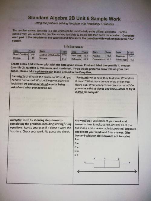 Need help!! Need to solve this sheet that is attached Please help! 100 points