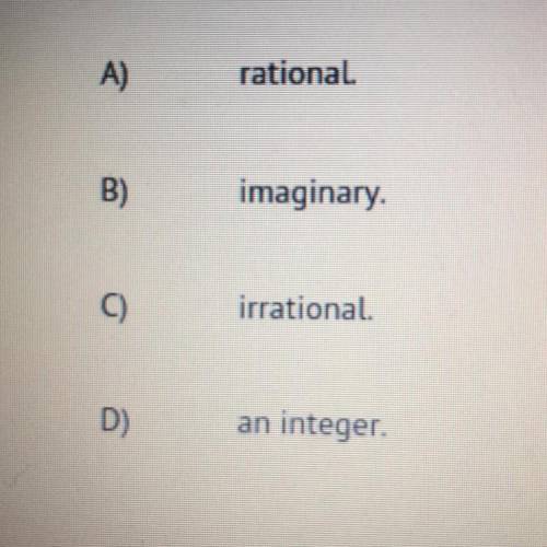 If a is a rational number and b is an irrational number, then the sum a + b is
