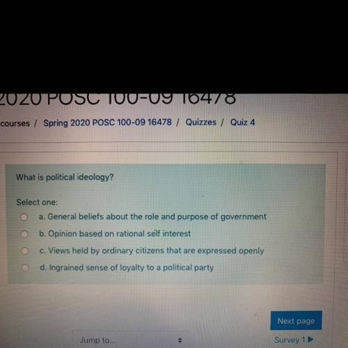 What is a political ideology?