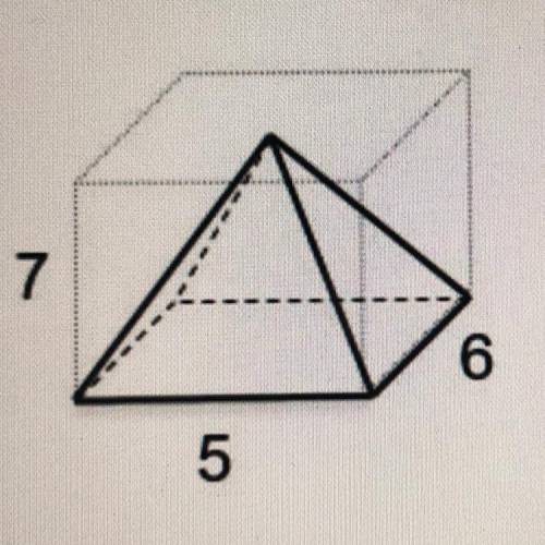 Find the volume of the pyramid below. Hexagonal Base Area = 12 un Enter your answer as a number with