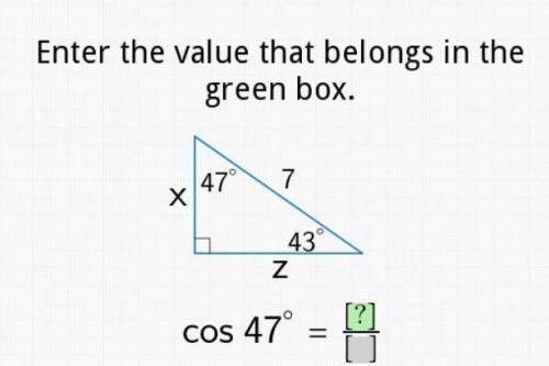 Can you please help me understand how to solve a trig ratio like this?