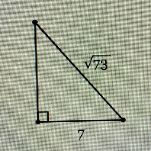 Find the 3rd side in simplest radical form.
