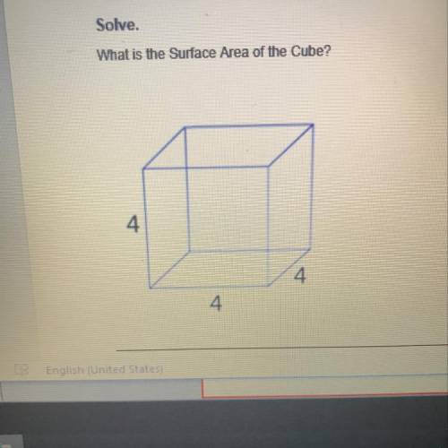 What Is the Surface Area of the Cube