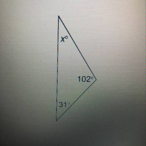 What is the measure of angle x? Enter your answer in the box mZx=