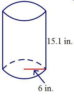 Find the surface area of the cylinder. Round your answer to the nearest hundredth.