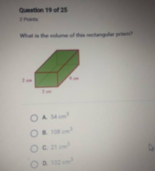 What is the volume of this rectangular prism? please solve fast please