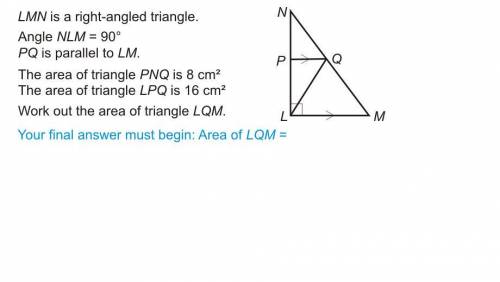 Lmn is a right angled triangle
