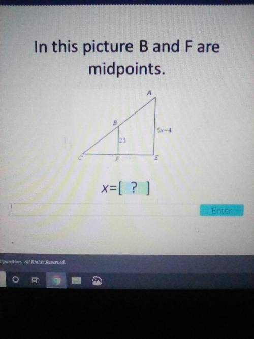 Midsegment triangle please help