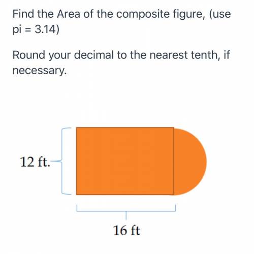 Can anybody help me figure out the area of simple composite figure?