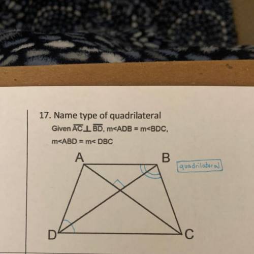 Name the type of quadrilateral in the photo
