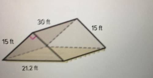 What is the surface area; please make sure to explain a girl is lost