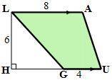 QUICKY PLEASE, NEED IT NOWA. Find the area of the polygon. green polygonB. Find the area of the poly