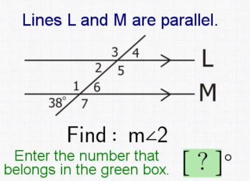 Can you help with this find M angle 2
