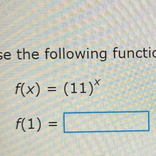 Use the following function rule to find f(1).