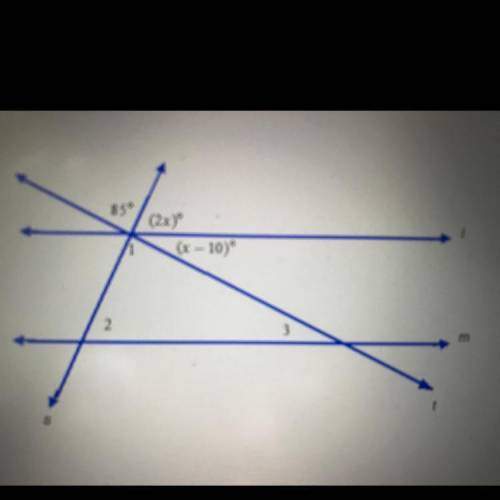 Thes Tano mare paranet. (2x) Vr-10) What is the measure of angle 3? Mark this and return