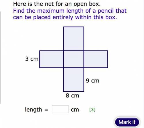 Find the maximum length to 1 decimal place. Image below