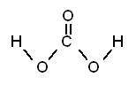 Match the structural formula to the chemical formula for this substance. Answer D.) HOCOOH