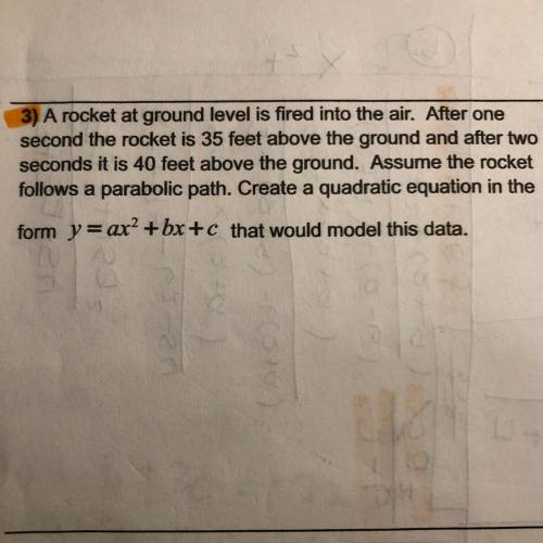 How do i solve this problem while creating a quadratic equation ?