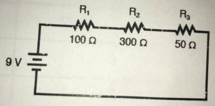 1. What type of circuit is this?2. What is the total resistance (R)?3. What is the total amount of c