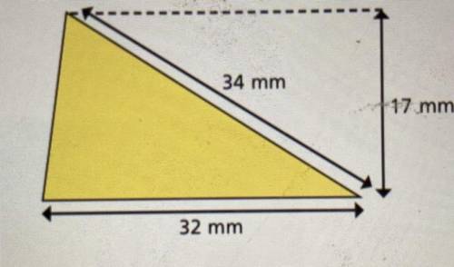 Work out the area of this triangle