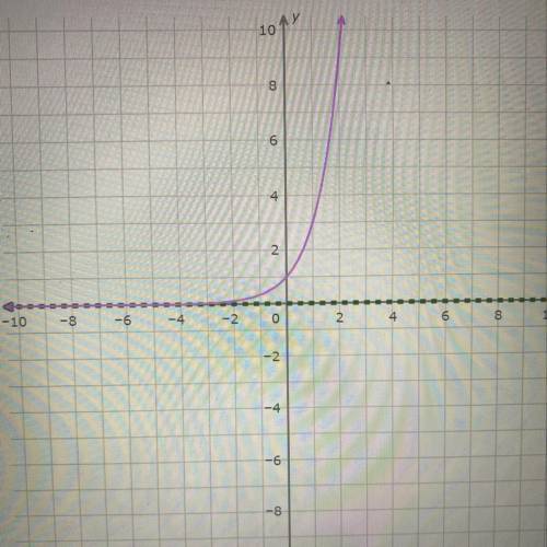 What is the domain of the exponential function?