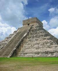 The picture above is from the Mayan ruins at Chichen Itza. What do these ruins tell us about the May