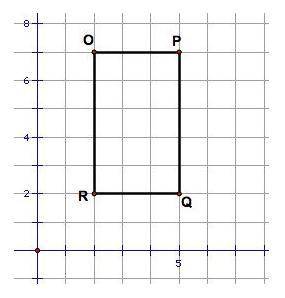 Which point is located at (5,7)?A) O B) P C) Q D) R
