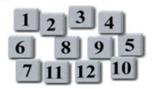 You randomly choose one of the tiles shown below. What is the probability of choosing a number less