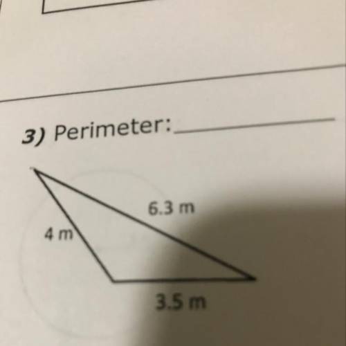 Determine the perimeter