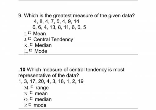 Which is the greatest measure of the given data?