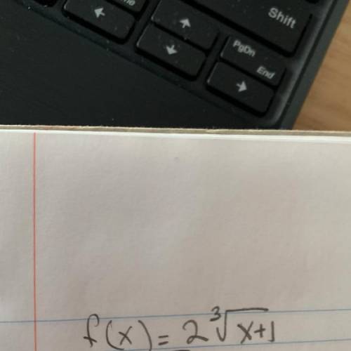 How to get the inverse of this problem