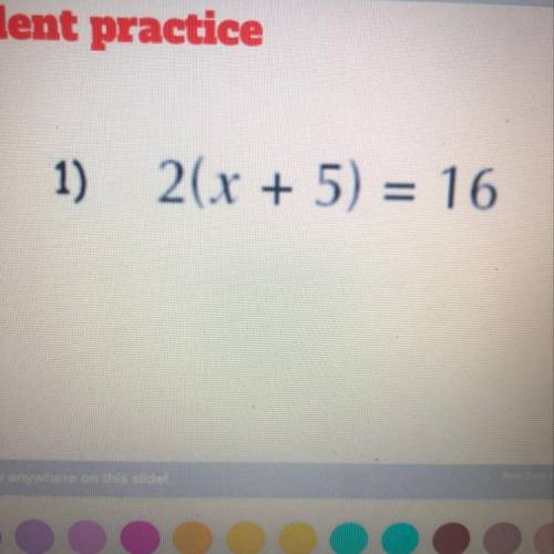 Please help! What would x equal?