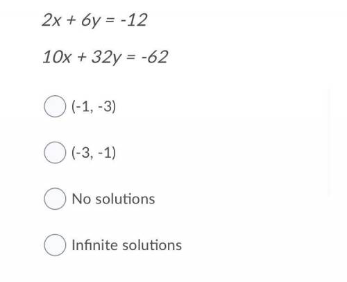 HELP. Solve the system of linear equations. Use linear combination aka elimination method.