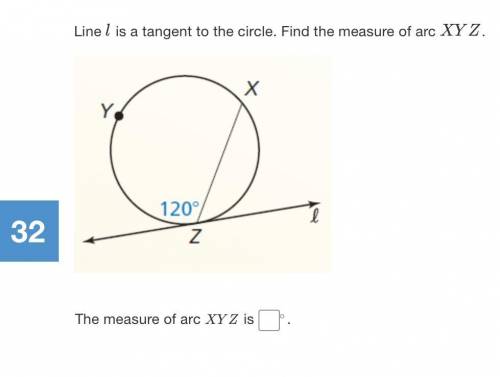 In order to answer the question correctly, please use the image below: Line l is a tangent to the ci
